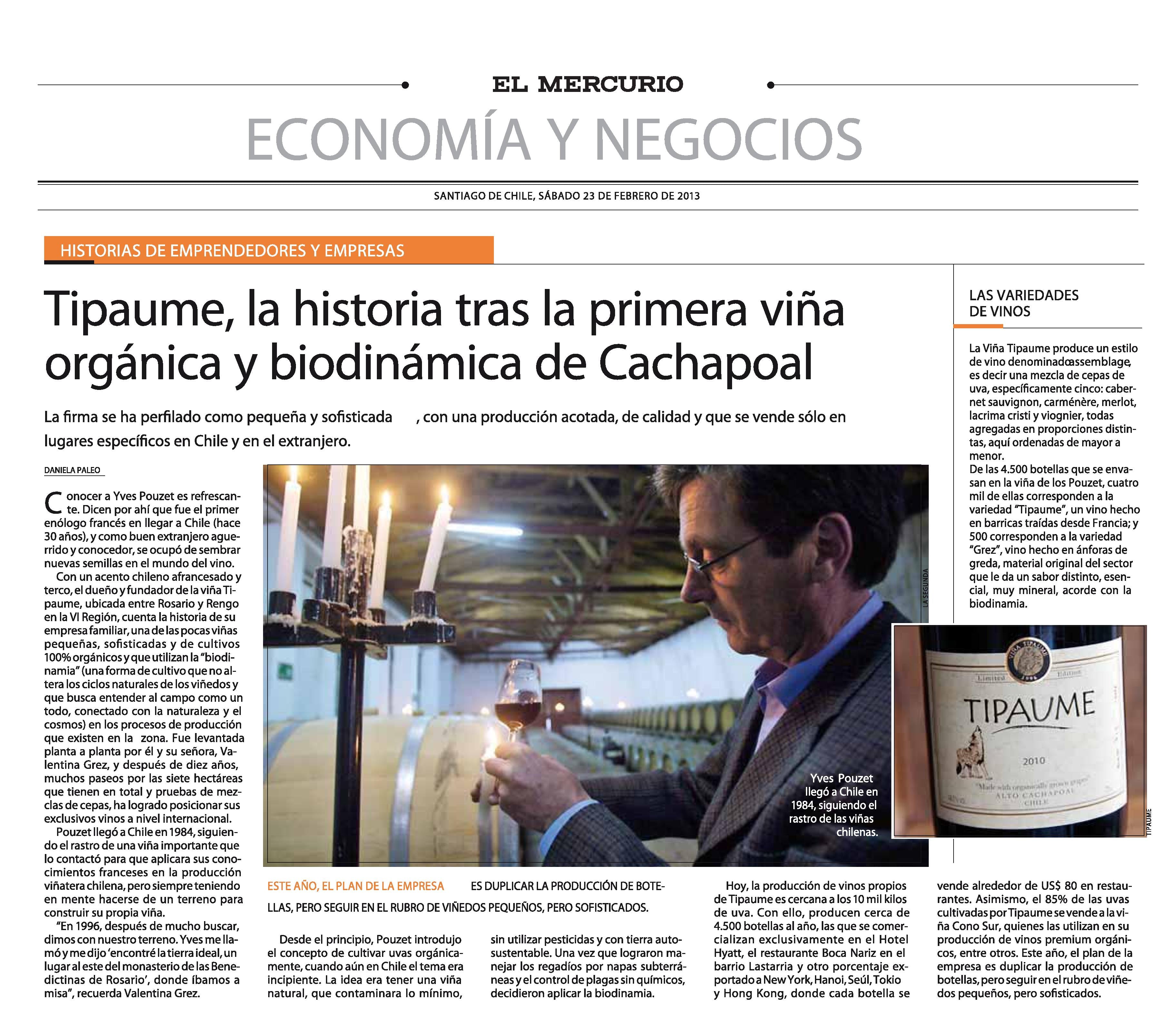 Economía y Negocios El Mercurio